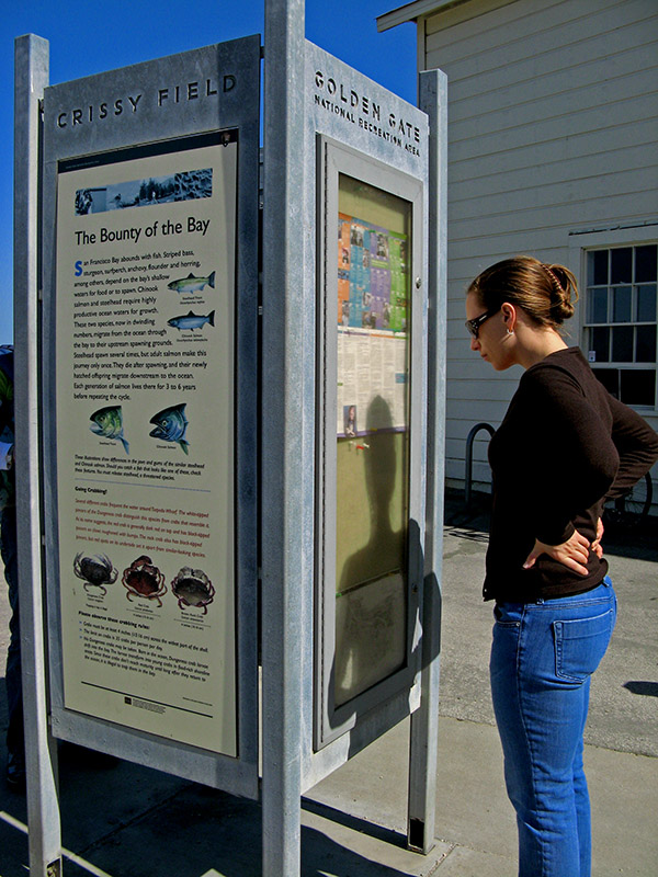 Checking Info at the Kiosk 0393