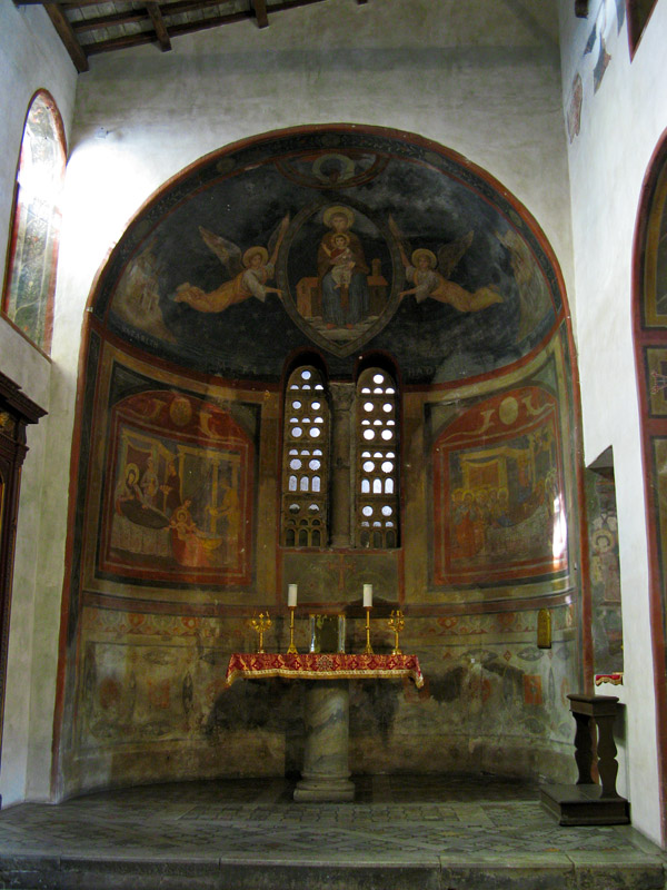 Chapel with Restored FrescoSanta Maria in Cosmedin0163