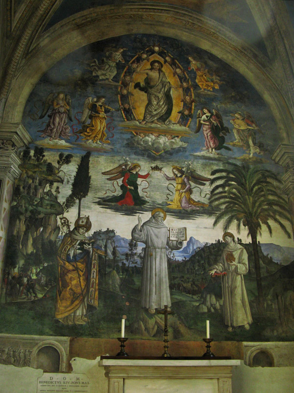 Chapel with Fresco by PinturrichioSanta Maria in Aracoeli0226