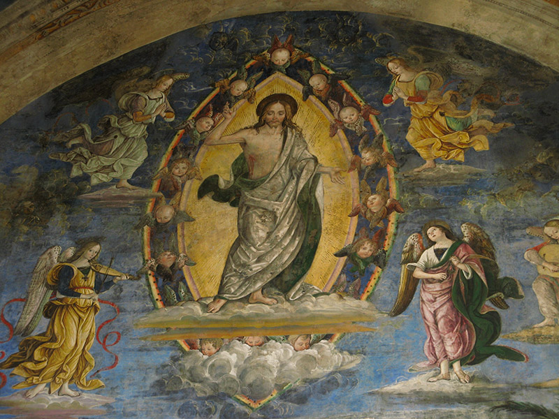 Risen Christ, Pinturicchio FrescoSanta Maria in Aracoeli0236