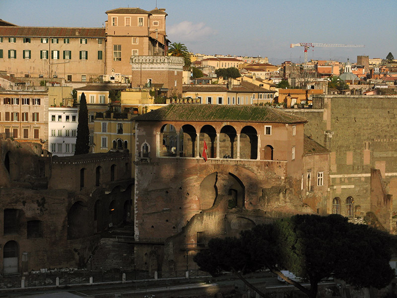 Trajan's Market, View from Terrace of Vittoriano0309