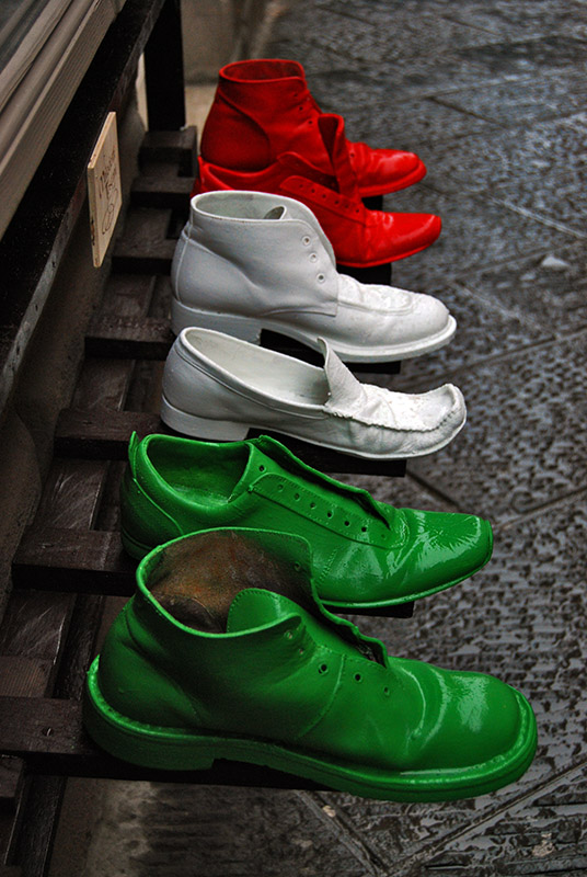 Tricolor Shoes4619