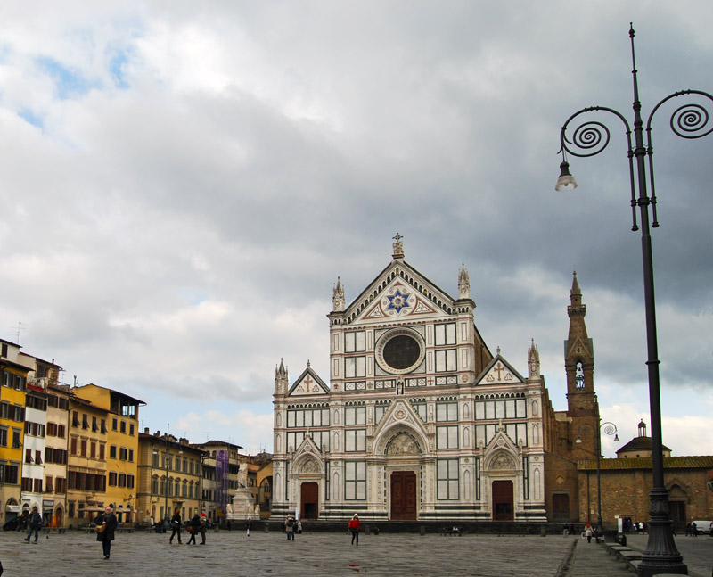 Piazza Santa Croce with Clouds6091