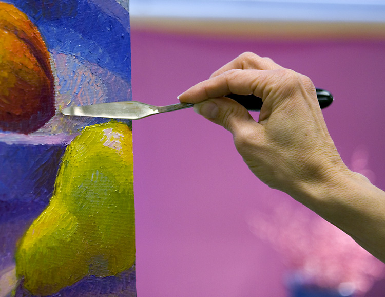 Painting with a Pallet Knife<br>3rd Place<br>STF Challenge 119<br>Exhibition