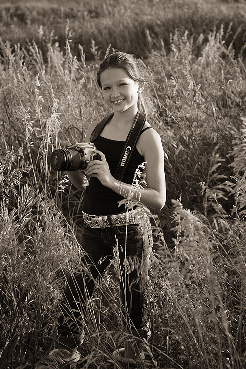 Moo with her new cam