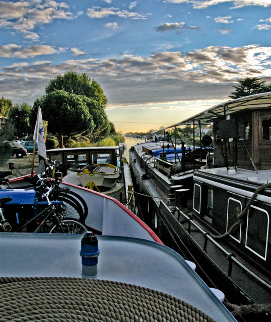 Evening on the Canal at Arles