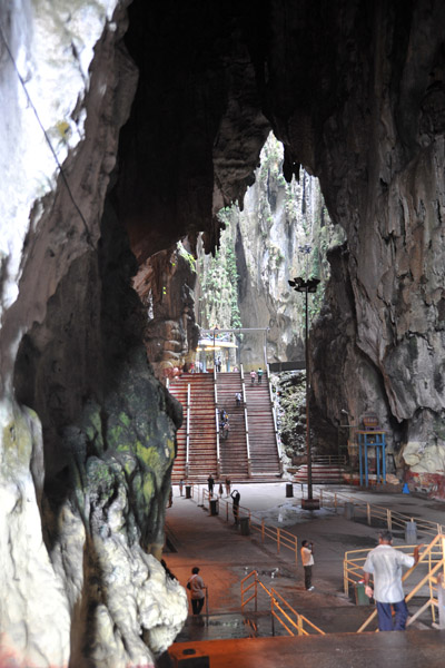 The main cave is very large