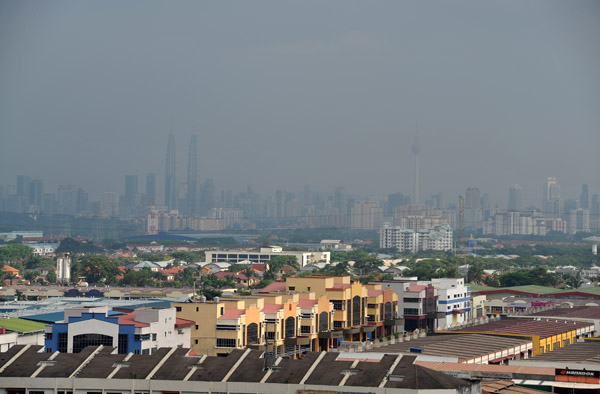 Kuala Lumpur in the distance