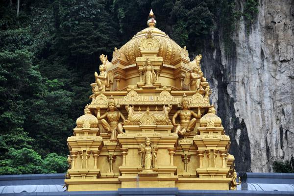 Hindu Temple at the base of Batu Caves