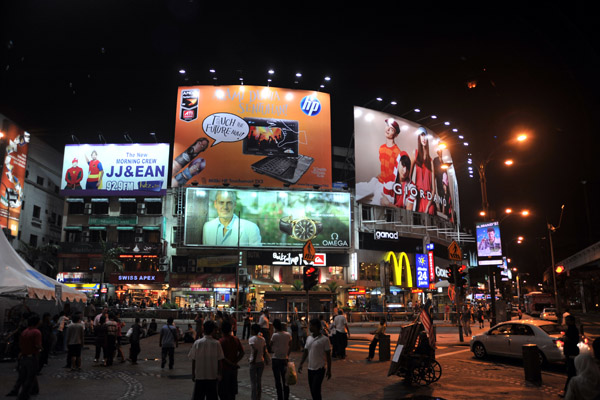 Jalan Bukit Bintang at night, KL