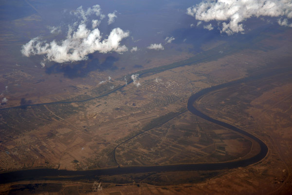 Border town of Abadan, Iran, along the Shatt al-Arab