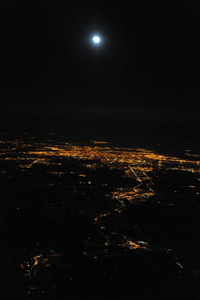 Full moon over Montreal
