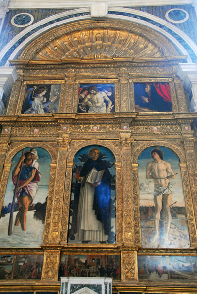 St. Vincent Ferrer polytych by Giovanni Bellini, ca 1465, San Zanipolo