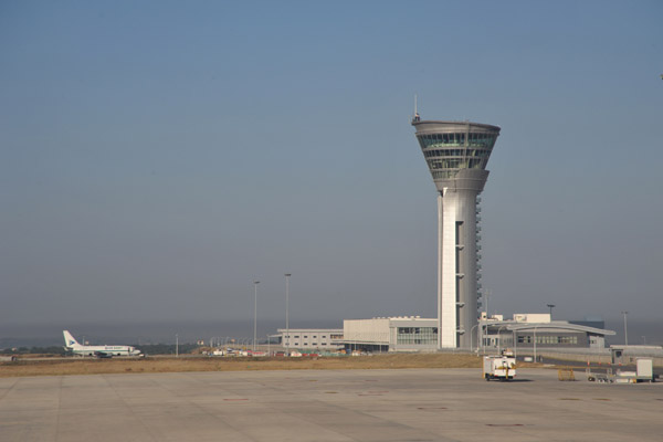 Control tower at Rajiv Gandhi International Airport