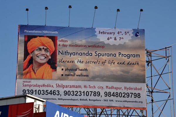 Nithyananda Spurana meditation program at Hi-Tech City