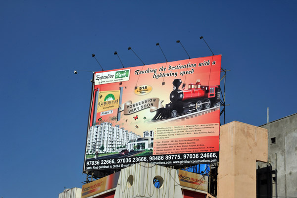 Executive Park billboard, Girdhari Constructions