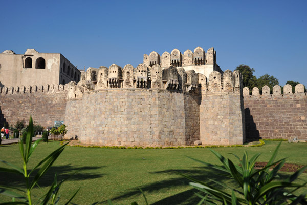 Most of Golconda Fort dates from the 16th C. Qutb Shah kings