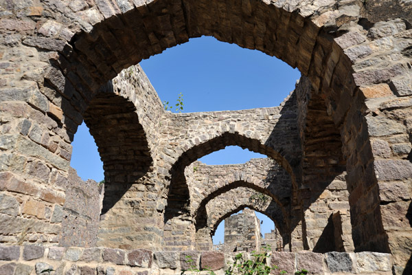 Palace ruins, Golconda Fort