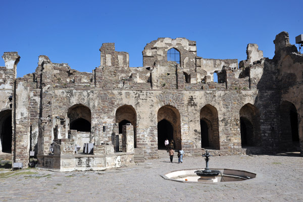 Palace Courtyard, Golconda Fort