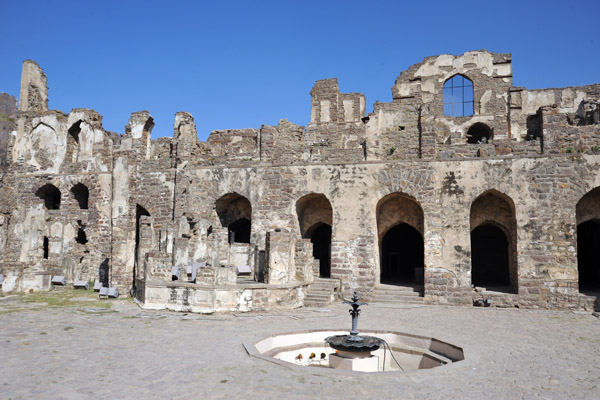 Palace Courtyard, Golconda Fort