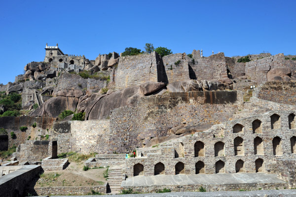 View from the Palace roof, Golconda Fort