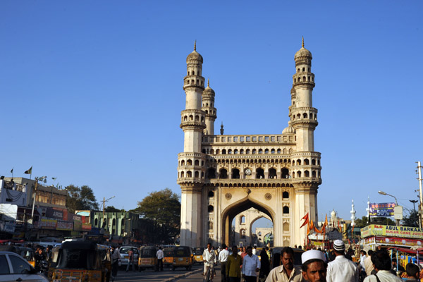 The Charminar is 48.7m (160ft) tall