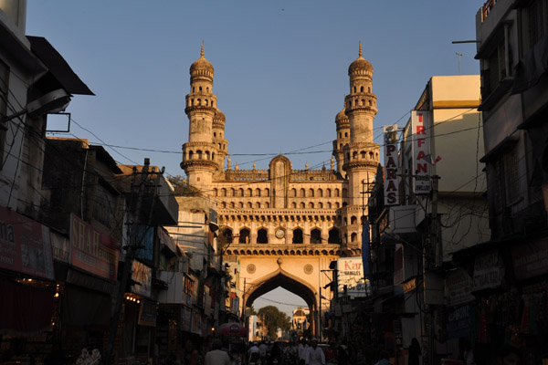 Charminar from the west, late afternoon