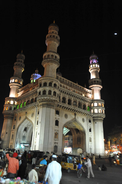 Charminar at night, Hyderabad