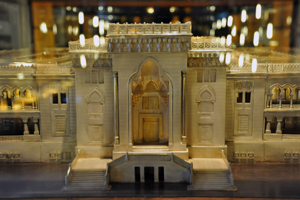 Silver architectural model of Arts College, Osmania University, 1939