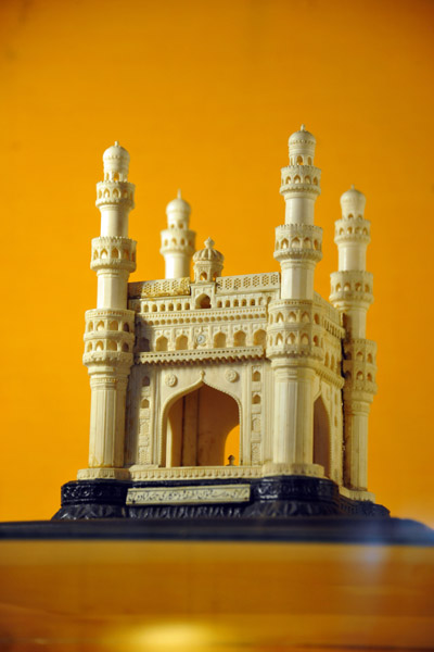 Ivory model of Hyderabad's Charminar
