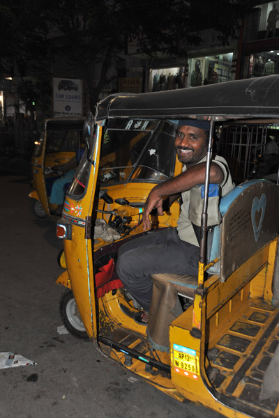 Hyderabad motor rickshaw driver