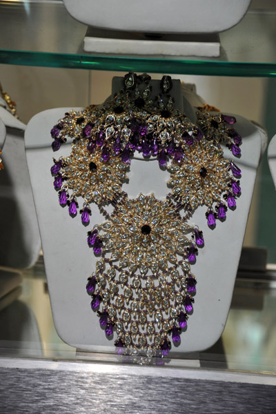 Fancy necklace in the bazaar, Hyderabad