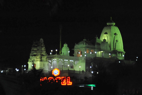 Birla Mandir Temple at night