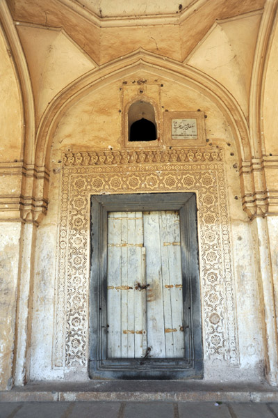 Door to the Tomb of Sultan Abdullan Qutb Shahi