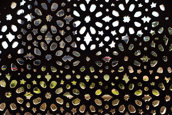 Stone lattice window, Qutb Shahi Museum
