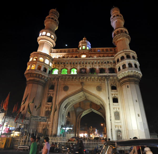 Charminar at night