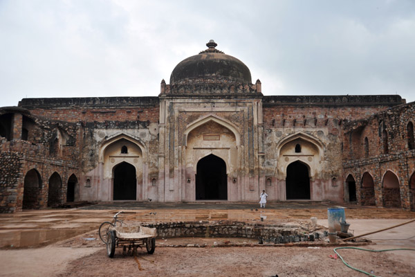 Masjid Khairul Manzil across from the Purana Qila Fort, New Delhi