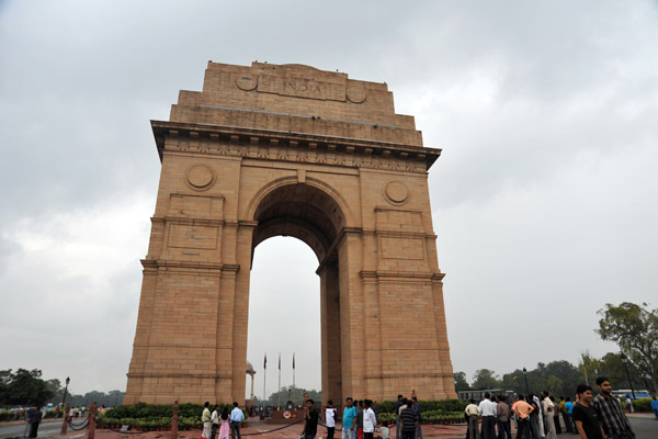 New Delhi's India Gate was modeled on the Arc de Triomphe 
