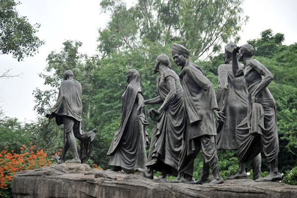 Gyarah Murti - Gandhi Salt March Monument - New Delhi