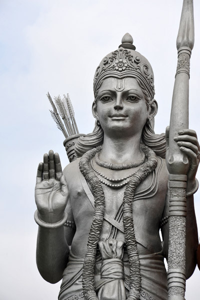 Rama with his bow and arrow