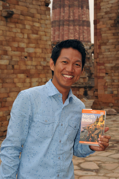 Dennis touring with the Lonely Planet North India