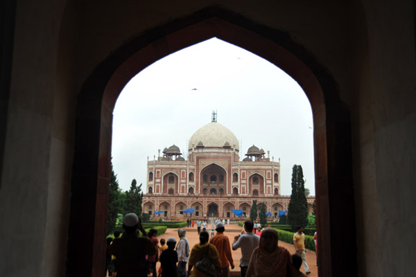 View of the Tomb of Humayun through the West Gate