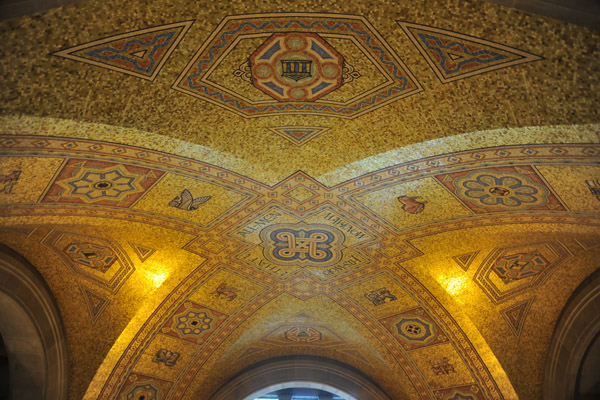 Mosaic ceiling of the rotunda, Royal Ontario Museum