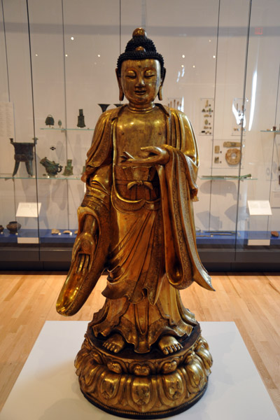 Standing Buddha, Linjou, Shanxi Province, 16th-17th C.