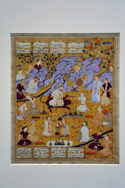 The Court of Gayumard from the Book of Kings by Firdausi 1560-1570