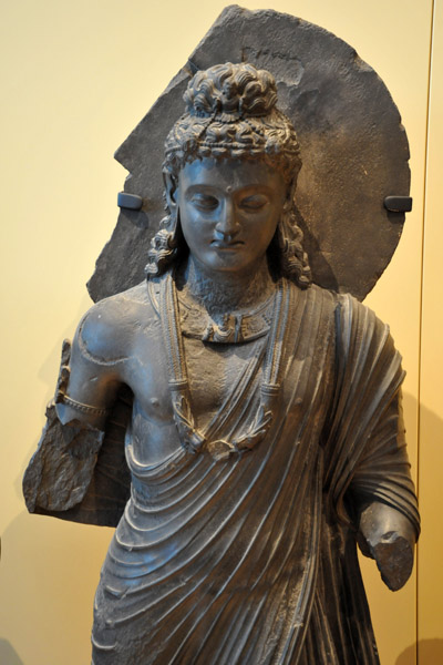 Standing bodhisattva, Gandhara (Pakistan) 3rd C.