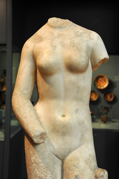 Aphrodite of the Knidian Type, Roman copy of 4th C. BC Greek original