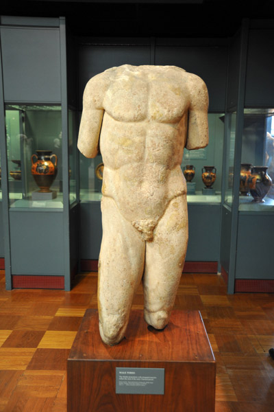 Male Torso in the style of the Early Classical Period