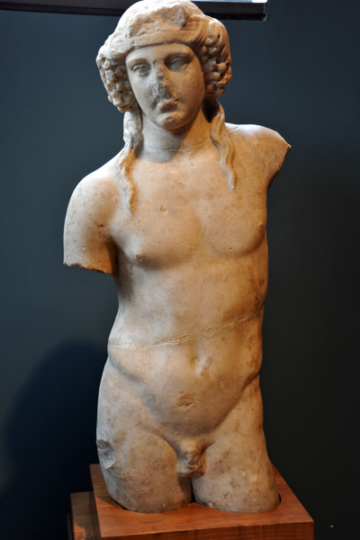 Youthful Dionysos, Roman copy of late Classical period Greek original