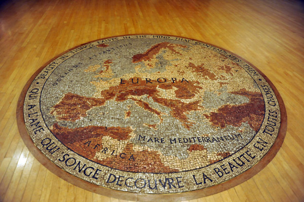 Mosaic map of Europe